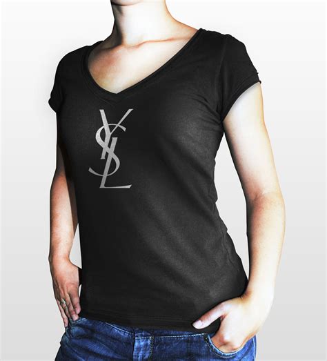 ysl black sweatshirt|YSL t shirt women's.